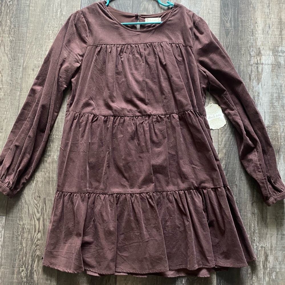 Corduroy Brown Dress